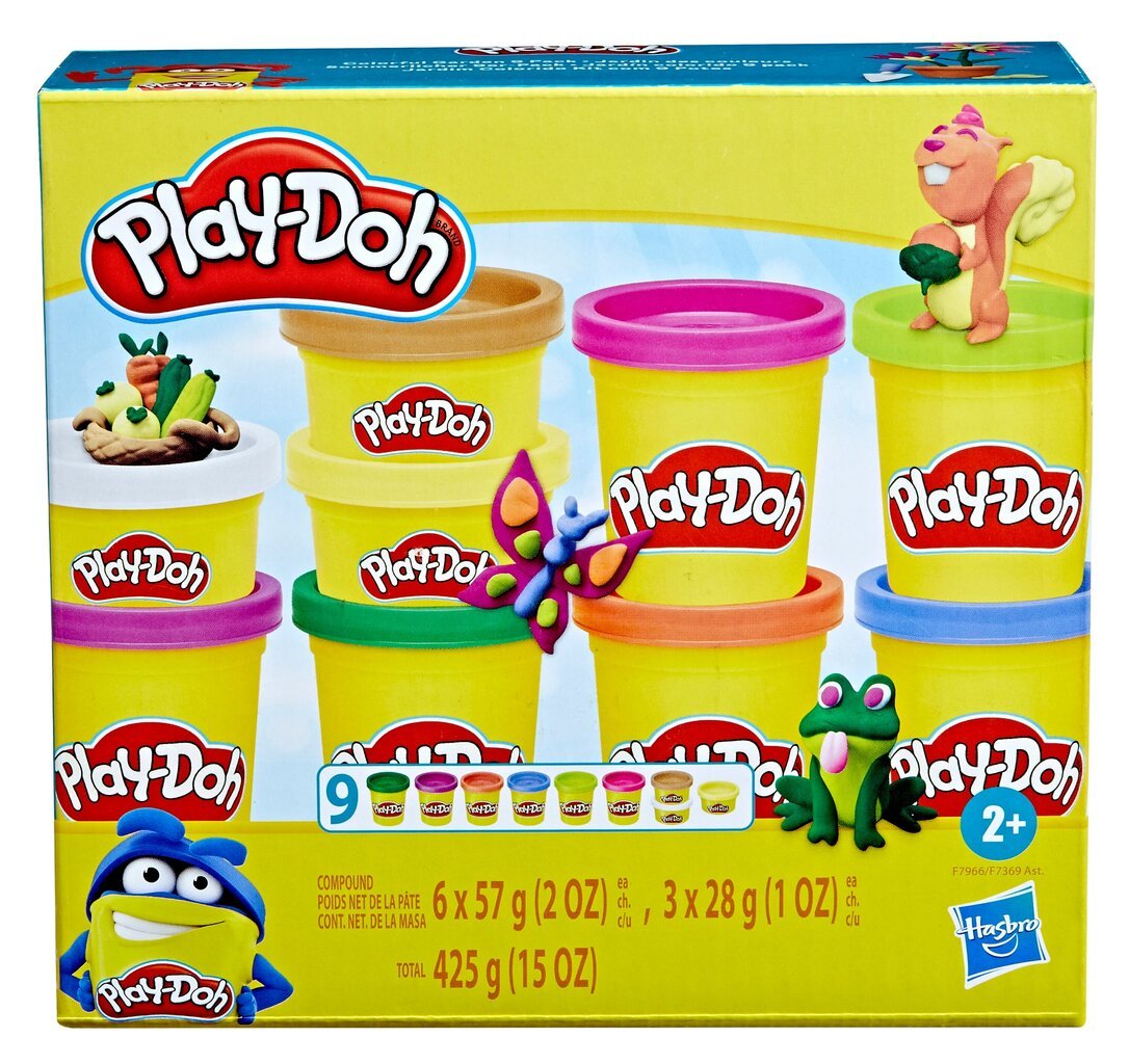 PLAY-DOH voolimismass 9 purki цена и информация | Arendavad laste mänguasjad | hansapost.ee