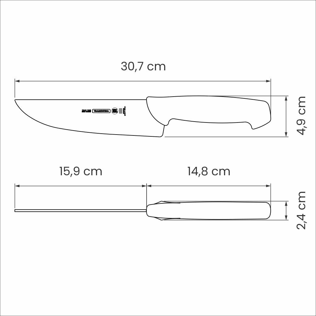 Lihunikunuga Tramontina Profissional Master 7'' цена и информация | Kööginoad ja teritajad | hansapost.ee