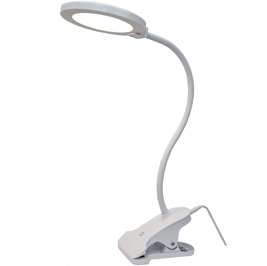 Klambriga LED-laualamp G.LUX GD-UNO-C white hind ja info | Laualambid | hansapost.ee