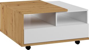 Diivanilaud Meblocross Hybrid Hyb-11 2SK, pruun/valge price and information | Coffee tables | hansapost.ee