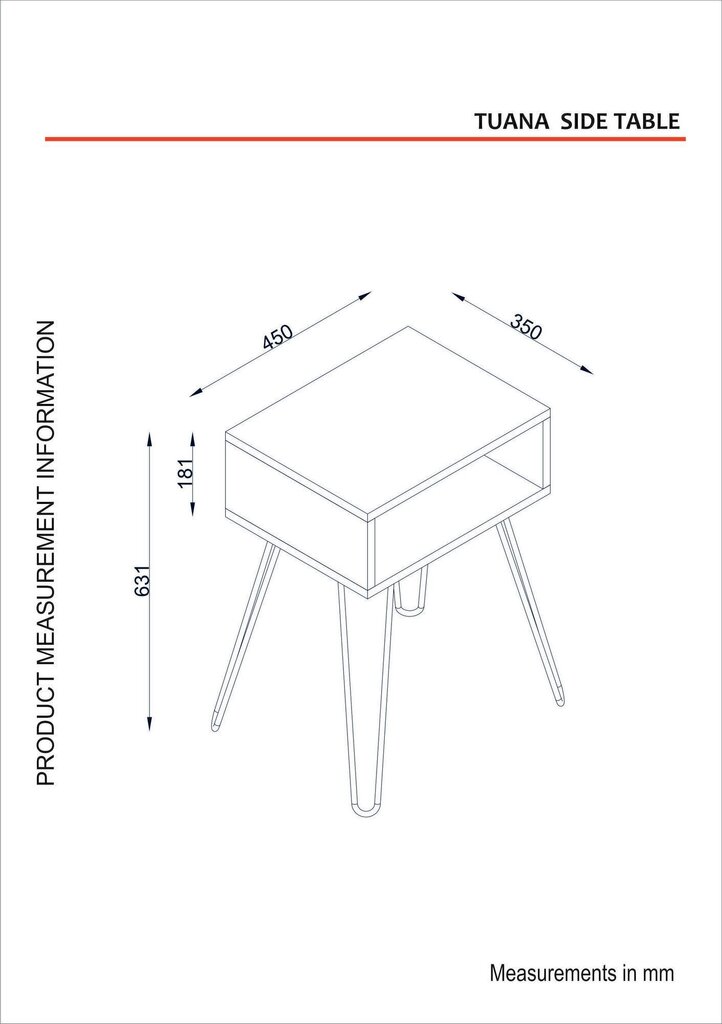 Diivanilaud Kalune Design 756, tumepruun цена и информация | Diivanilauad | hansapost.ee