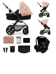 Universaalne jalutuskäru Kinderkraft Moov 2 4in1 Eva, sand beige price and information | Carriages, strollers | hansapost.ee