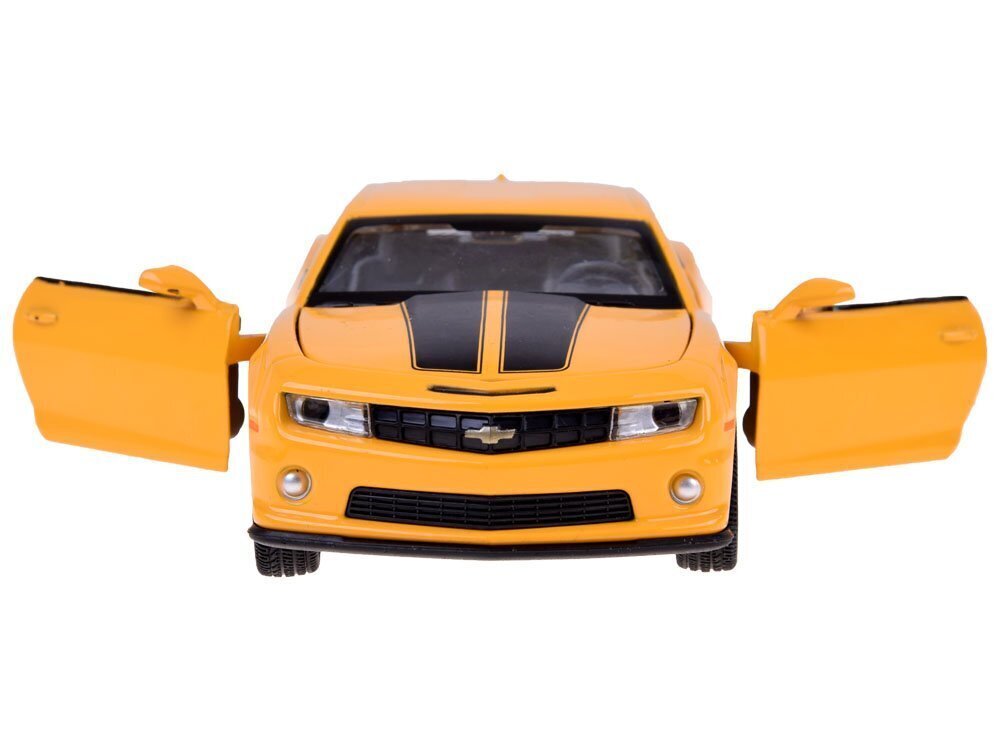 Valgus- ja heliefektidega auto Chevrolet Camaro SS 1:32, kollane hind ja info | Mänguasjad poistele | hansapost.ee