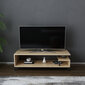 TV alus Asir, 120x44,6x37,6 cm, pruun/must hind ja info | Televiisori alused | hansapost.ee