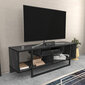 TV alus Asir, 120x35,2x40,2 cm, must цена и информация | Televiisori alused | hansapost.ee