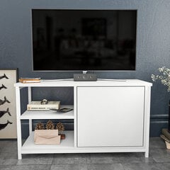 TV alus Asir, 89,6x35,3x50,8 cm, valge hind ja info | Televiisori alused | hansapost.ee