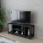 TV alus Asir, 120x35x50,8 cm, hall/must hind ja info | Televiisori alused | hansapost.ee