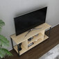 TV alus Asir, 120x35x50,8 cm, must/pruun hind ja info | Televiisori alused | hansapost.ee