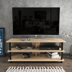 TV alus Asir, 120x44,6x47,4 cm, must/pruun hind ja info | Televiisori alused | hansapost.ee