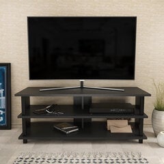 TV alus Asir, 120x44,6x47,4 cm, must/hall цена и информация |  Тумбы под телевизор | hansapost.ee