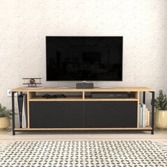 TV alus Asir, 160x35x50,8 cm, must/pruun price and information | Television bases | hansapost.ee