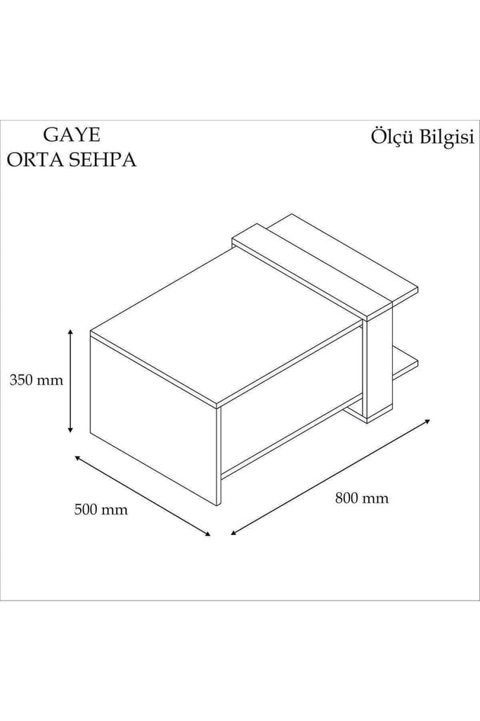 Diivanilaud Asir, 80x35x50 cm, hall/beež hind ja info | Diivanilauad | hansapost.ee