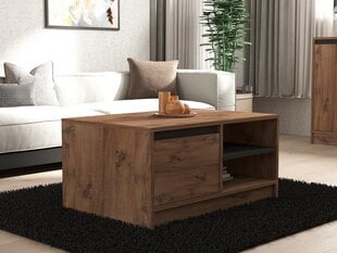 Diivanilaud Asir, 90x45x60 cm, hall/pruun price and information | Coffee tables | hansapost.ee