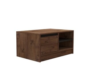 Diivanilaud Asir, 90x45x60 cm, hall/pruun price and information | Coffee tables | hansapost.ee