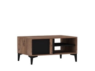 Diivanilaud Asir, 90x45x60 cm, pruun/hall price and information | Coffee tables | hansapost.ee