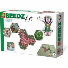 Игра SES Creative Beedz Art Hex tiles Botánica (FR) цена и информация | Пазлы | hansapost.ee