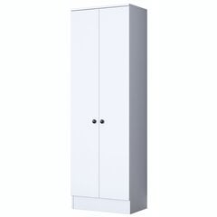 Esikukapp Asir, 59,8x182,2x37,5cm, valge price and information | Hall cabinets | hansapost.ee