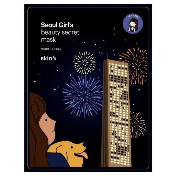 Värskendav kangasmask Skin 79 Seoul Girl's Beauty Secret 20 g цена и информация | Näomaskid ja silmamaskid | hansapost.ee