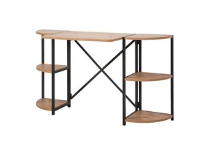 Laud Asir, 138x75x34 cm, pruun/must price and information | Computer desks, writing desks | hansapost.ee