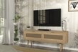 TV alus Asir, 140x55,2x29,6cm, helepruun hind ja info | Televiisori alused | hansapost.ee