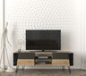 TV alus Asir, 150x52x36,8cm, pruun/must цена и информация | Televiisori alused | hansapost.ee