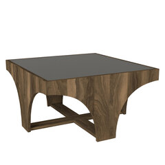 Kohvilaud Asir, 71x38x74,6cm, must/pruun price and information | Coffee tables | hansapost.ee