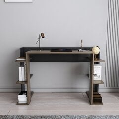 Laud Asir, 122,7x77x45 cm, pruun/must price and information | Computer desks, writing desks | hansapost.ee