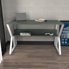 Laud Asir, 120x72,8x60 cm, roheline/valge price and information | Computer desks, writing desks | hansapost.ee