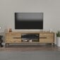 TV alus Asir, 120x43,6x29,6 cm, must/pruun цена и информация | Televiisori alused | hansapost.ee