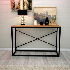 Laud Asir, 100x100x30 cm, pruun/must price and information | Console tables | hansapost.ee