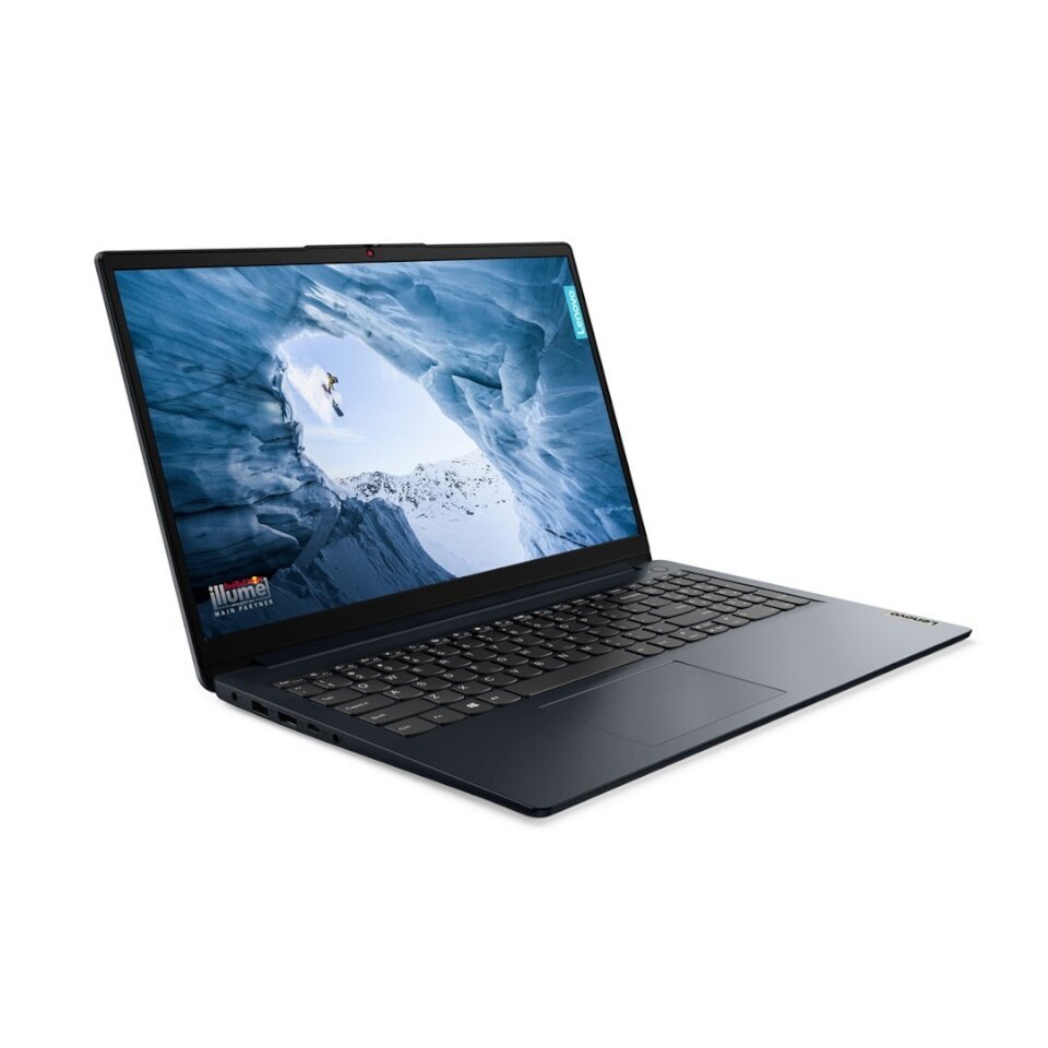 Lenovo sülearvuti IdeaPad 1 Intel® Pentium® hõbedane N6000 Laptop 39.6 cm (15.6") Full HD 8 GB DDR4-SDRAM 384 GB Wi-Fi 6 (802.11ax) Windows 11 Home in S mode sinine New Repack/Repacked цена и информация | Sülearvutid | hansapost.ee