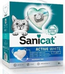 Бентонитовый наполнитель Sanicat Active White 10л цена и информация | Наполнители для туалета | hansapost.ee