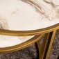 2-laua komplekt Kalune Design Tambur, kullavärvi цена и информация | Diivanilauad | hansapost.ee