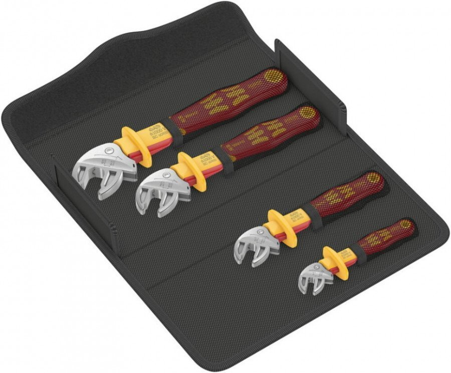 Wera 6004 Joker VDE 4 Set 1 insulated Spanner Set цена и информация | Käsitööriistad | hansapost.ee