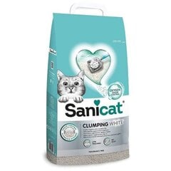 Бентонитовый наполнитель Sanicat Clumping White 20л цена и информация | Наполнители для туалета | hansapost.ee