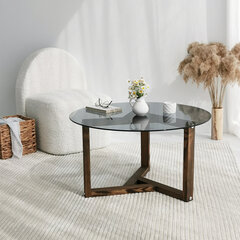 Кофейный столик Kalune Design Miro, коричневый цена и информация | Журнальные столики | hansapost.ee