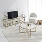 Diivanilaud Kalune Design Gold Sun, kuldset värvi цена и информация | Diivanilauad | hansapost.ee