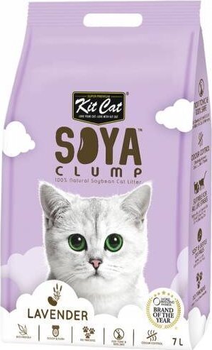 Taimne allapanu Kit Cat SoyaClump Lavender, 7l hind ja info | Kassiliiv | hansapost.ee