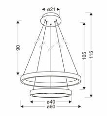 Candellux rippvalgusti Hashim hind ja info | Rippvalgustid | hansapost.ee