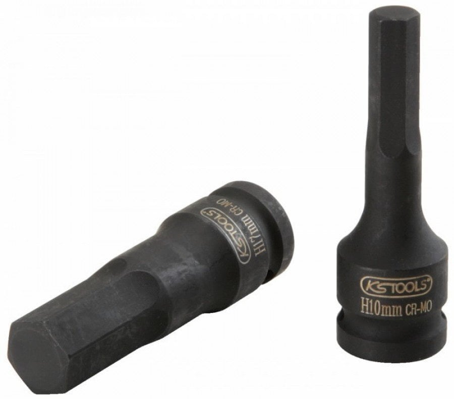 Löökotsakupadrun padrun 1/2'' HEX 10mm, pikk, KS Tools цена и информация | Käsitööriistad | hansapost.ee