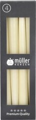 Muller küünalde komplekt Vanilla, 4 tk. hind ja info | Küünlad, küünlajalad | hansapost.ee