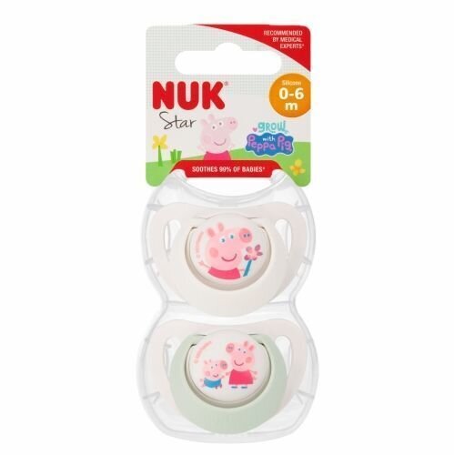 Lutt Nuk Peppa Pig, 0-6 kuud, 2 tk hind ja info |  Lutid | hansapost.ee