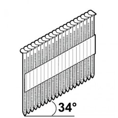 Naelad Essve 777415, 3,1x90 mm 34D FZB - 1200 tk hind ja info | Essve Remondikaubad, sanitaartehnika ja kütteseadmed | hansapost.ee