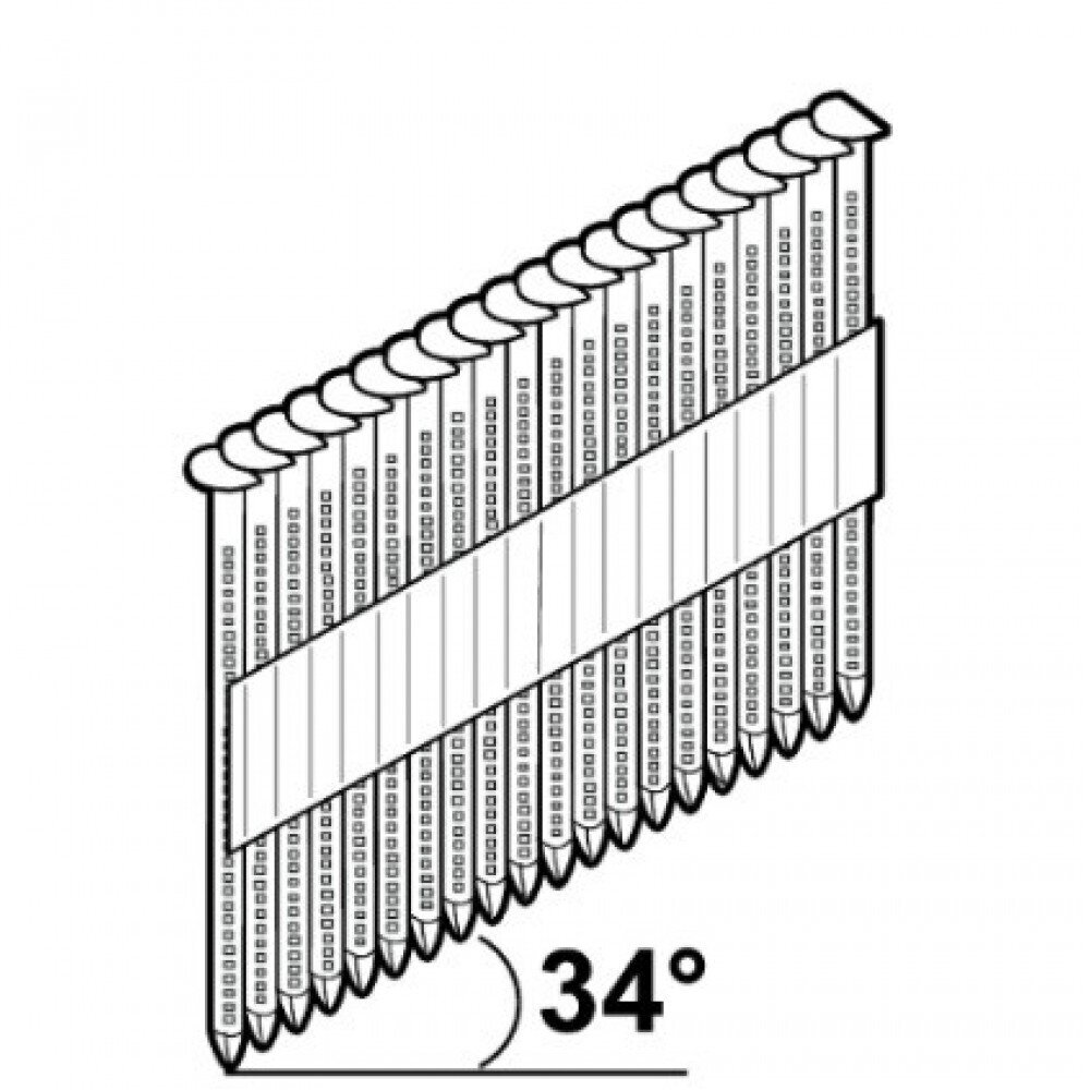 Naelad Essve 777415, 3,1x90 mm 34D FZB - 1200 tk hind ja info | Kinnitusvahendid | hansapost.ee