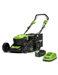 Iseliikuv muruniiduk Greenworks gd40lm46spk4 price and information | Muruniidukid | hansapost.ee