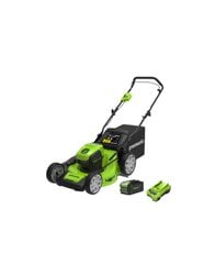 Аккумуляторная газонокосилка Greenworks GD40LM46HPK4; 40 В; 1 аккумулятор 4,0 Ач. цена и информация | Газонокосилки | hansapost.ee