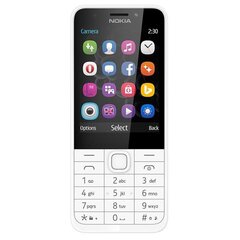 Nokia 230 Dual SIM 16GB White (TA-1609) цена и информация | Мобильные телефоны | hansapost.ee