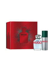 Kosmeetikakomplekt Hugo Boss Hugo Man EDT meestele: tualettvesi 75 ml + deodorant 150 ml цена и информация | Мужские духи | hansapost.ee