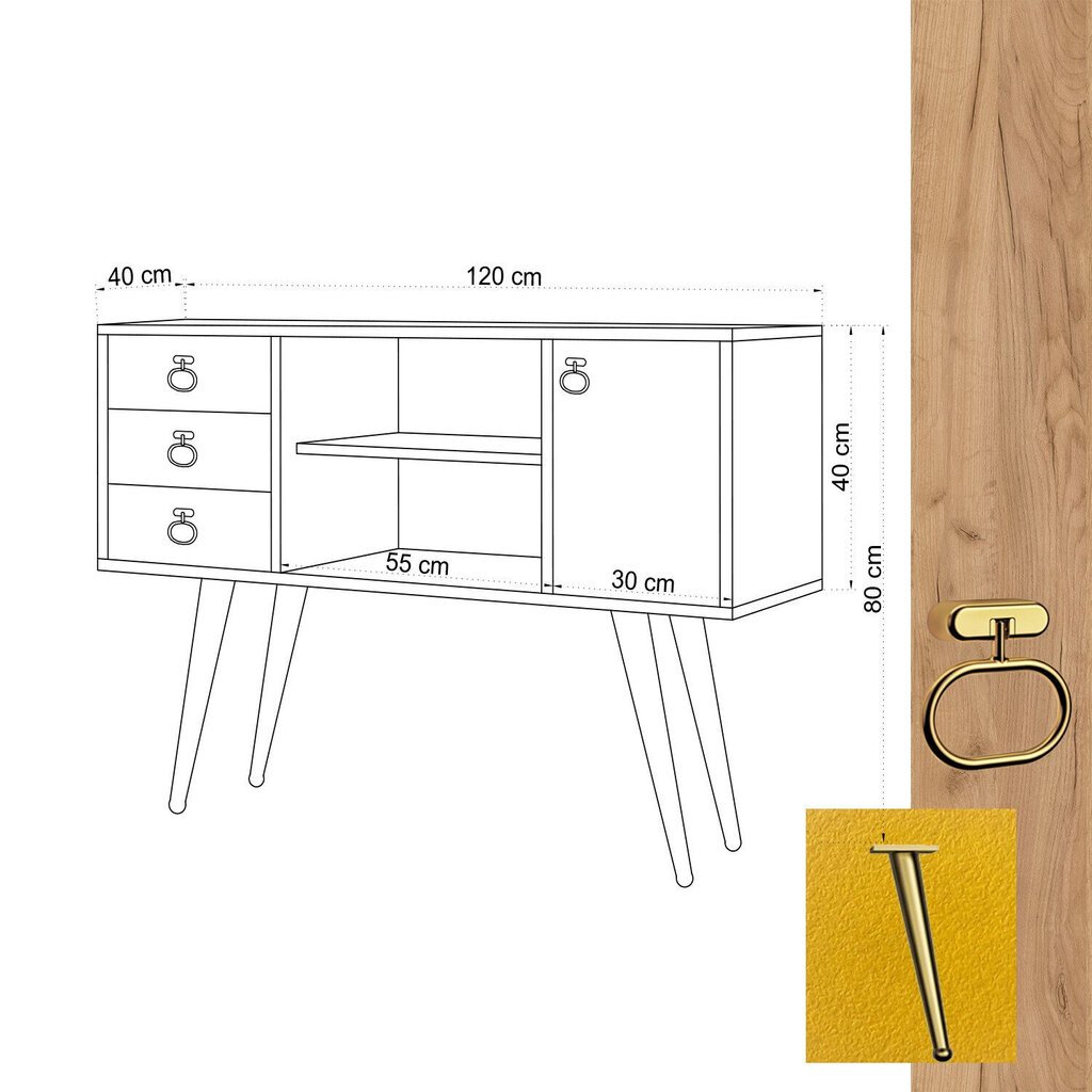 Konsool Asir KLEA, kollane hind ja info | Konsoollauad | hansapost.ee