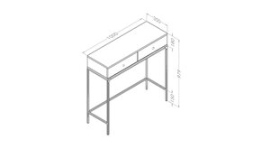 Konsool Asir Akca, pruun price and information | Console tables | hansapost.ee